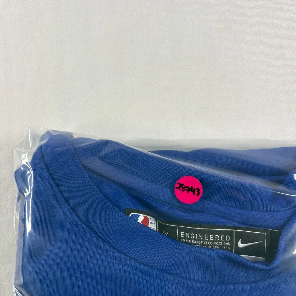 Detroit Pistons Nike Sweatshirt Mens 3XLT Tall Blue Team Issued Pullover NBA NEW